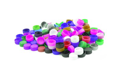 renkli plastik kapaklar
