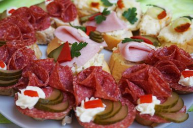 Çek sandviç - tipik çek gurme gıda 