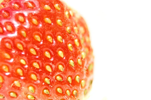 Erdbeere frische Textur — Stockfoto
