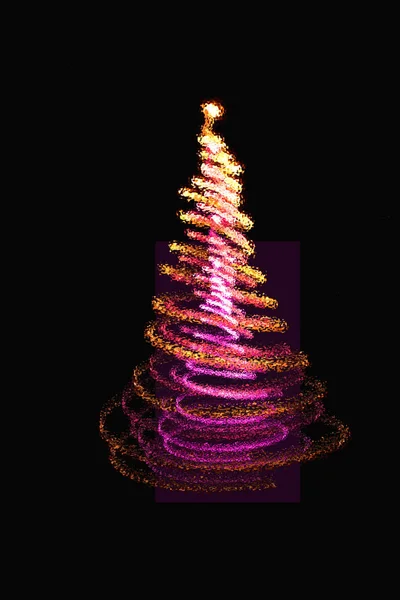 Color árbol de Navidad —  Fotos de Stock