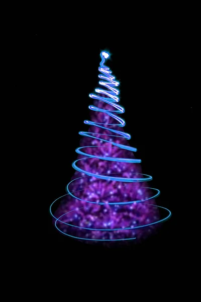 Color christmas tree — Stock Photo, Image