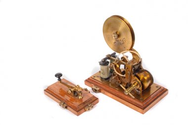 old telegraph machine clipart