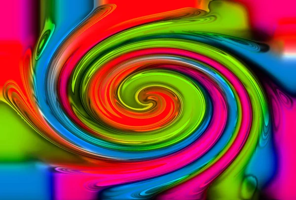 Abstrakt färgbakgrund twirl — Stockfoto