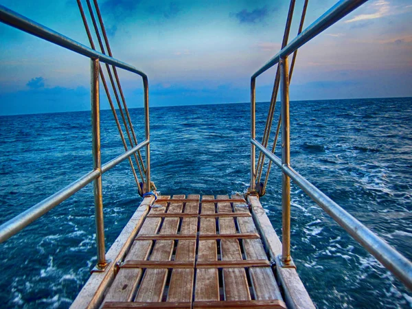 Havet från båten — Stockfoto