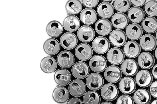 Empty energy drink cans — Stock Photo, Image