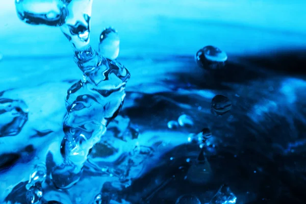 Blått vatten konsistens — Stockfoto