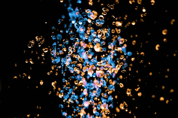 Color gotas de agua —  Fotos de Stock