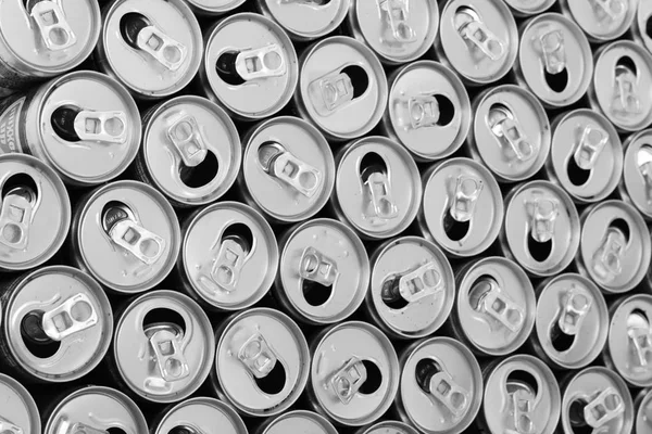 empty metal cans