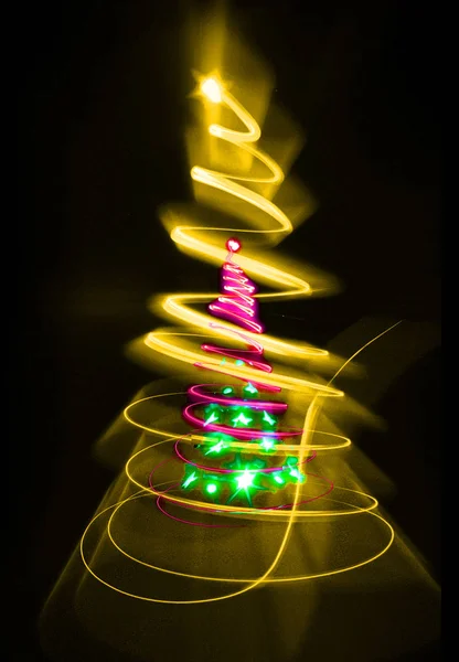 Colore albero di Natale — Foto Stock