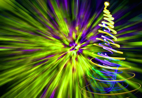 Color xmas tree — Stock Photo, Image