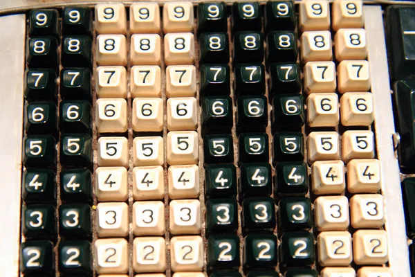 Old calculator keyboard — Stock Photo, Image