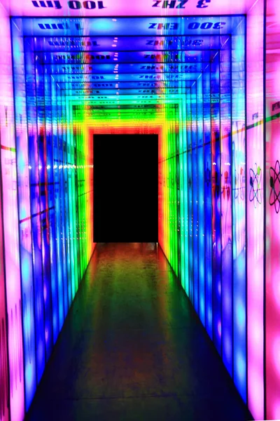 Rainbow light door — Stock Photo, Image