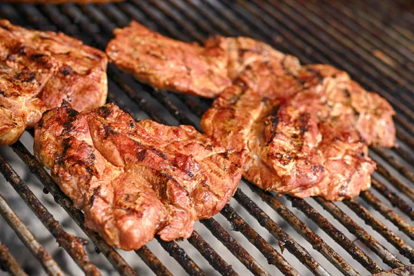 Grilled meat background — Stock Photo, Image