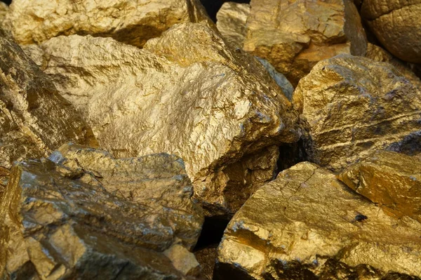 Golden stone texture — Stock Photo, Image