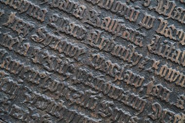 Gotik mektup metin arka plan