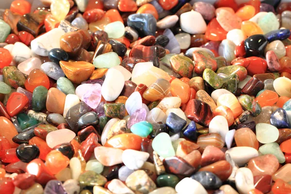 Természetes színű drágaköveket háttér — Stock Fotó