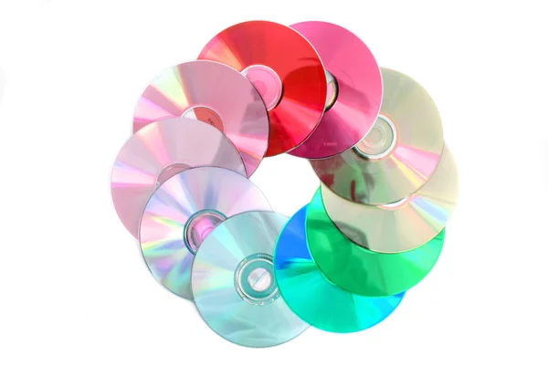 Color dvd isolated — Stock Photo, Image
