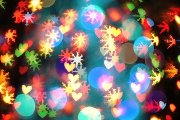 Christmas lights texture — Stock Photo, Image