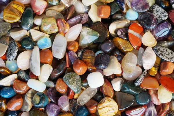 Natural color gems background — Stock Photo, Image