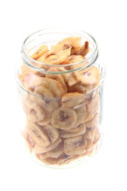 kurutulmuş muz izole