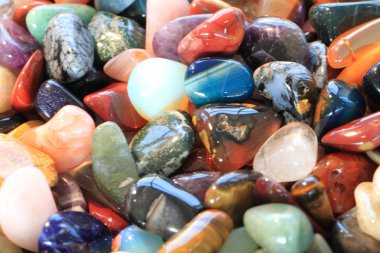 renk taşlar mineral koleksiyon 