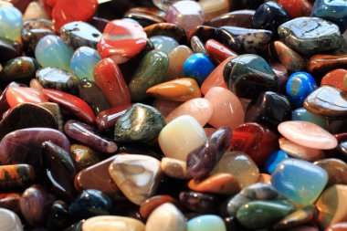 renk taşlar mineral koleksiyon 
