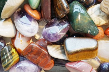 renk taşlar mineral koleksiyon 