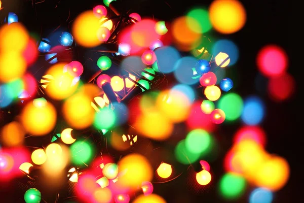 Boże Narodzenie kolor światła — Zdjęcie stockowe