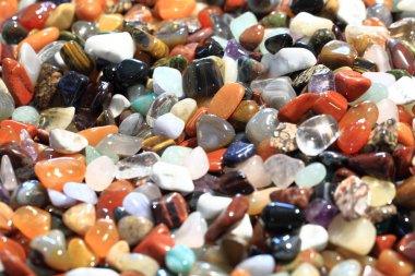 renk taşlar mineral koleksiyon 