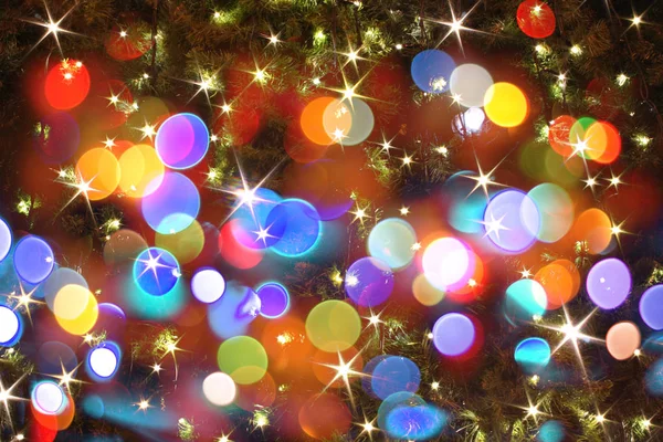 Fondo abstracto de luces de Navidad — Foto de Stock