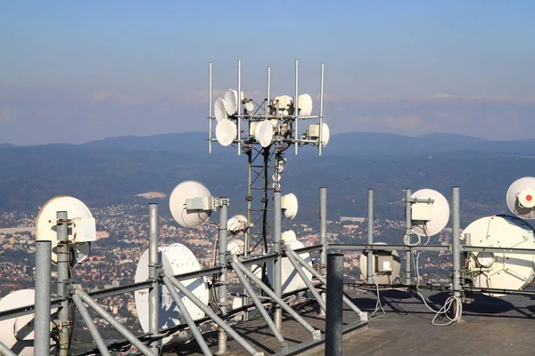 Tecnologia di telecomunicazione di rete — Foto Stock