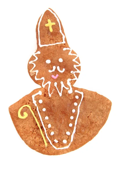 Noel gingerbread izole — Stok fotoğraf