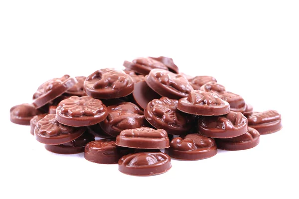 Chocolates de Natal isolados — Fotografia de Stock