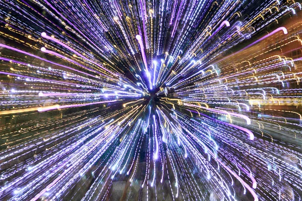 Árvore de Natal abstrato luzes — Fotografia de Stock