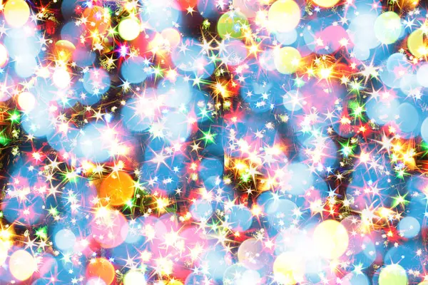 Noel ışıkları renk — Stok fotoğraf