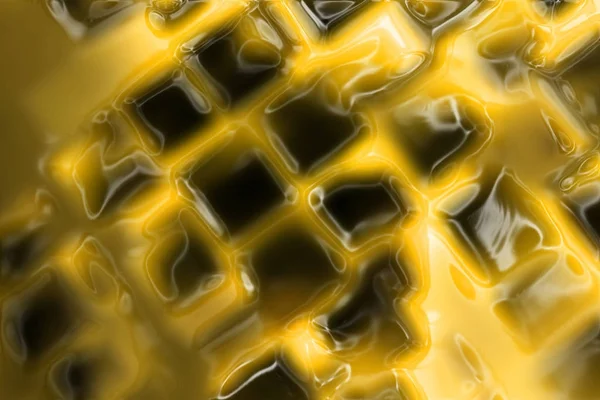 抽象的な黄金キューブ テクスチャ — ストック写真