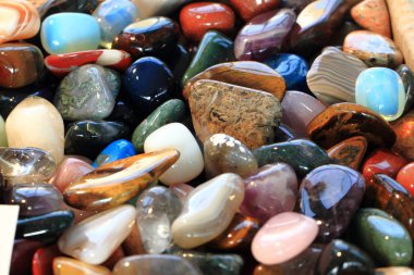 renk taşlar mineral koleksiyon 