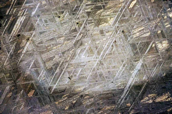 Текстура металлического метеорита — стоковое фото