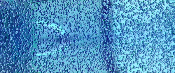 Niebieskie pęcherzyki wody tło — Zdjęcie stockowe