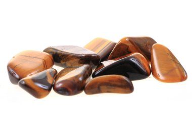 Kaplan gözü mineraller izole