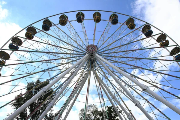 Old Carousel Wheel Nice Fun Background — Stock Photo, Image