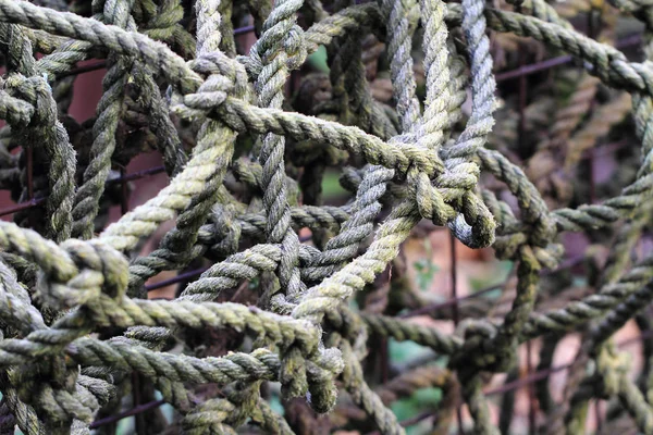 Vecchia trama di corda — Foto Stock