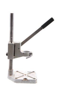 Beyaz arka plan üzerinde izole boş delici tutucu