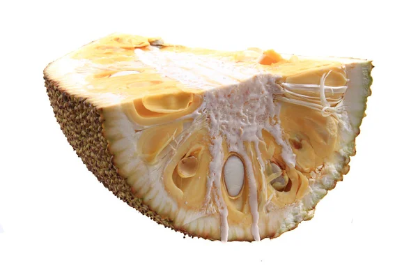 Pezzo di jackfruit isolato — Foto Stock