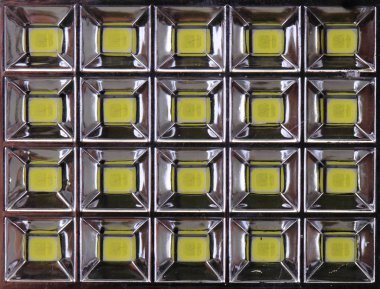 LED ışıkları doku
