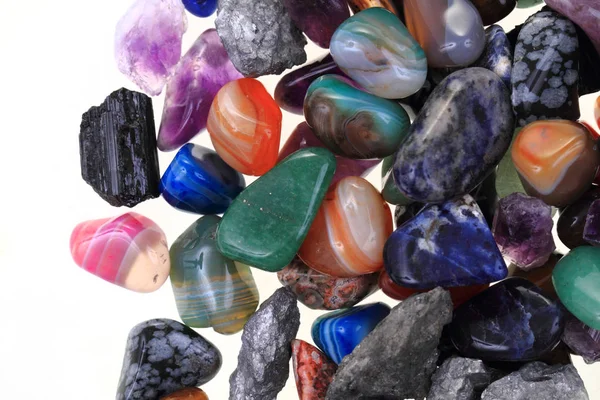 Color gems texture — Stock Photo, Image