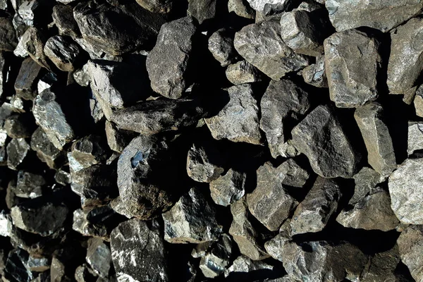 Textur der schwarzen Kohle — Stockfoto
