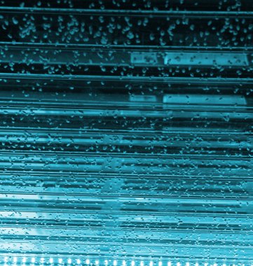 Mavi su kabarcıkları arka plan