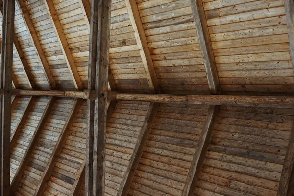 Struttura della parete superiore in legno — Foto Stock