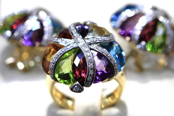 Çek renk mücevher — Stok fotoğraf